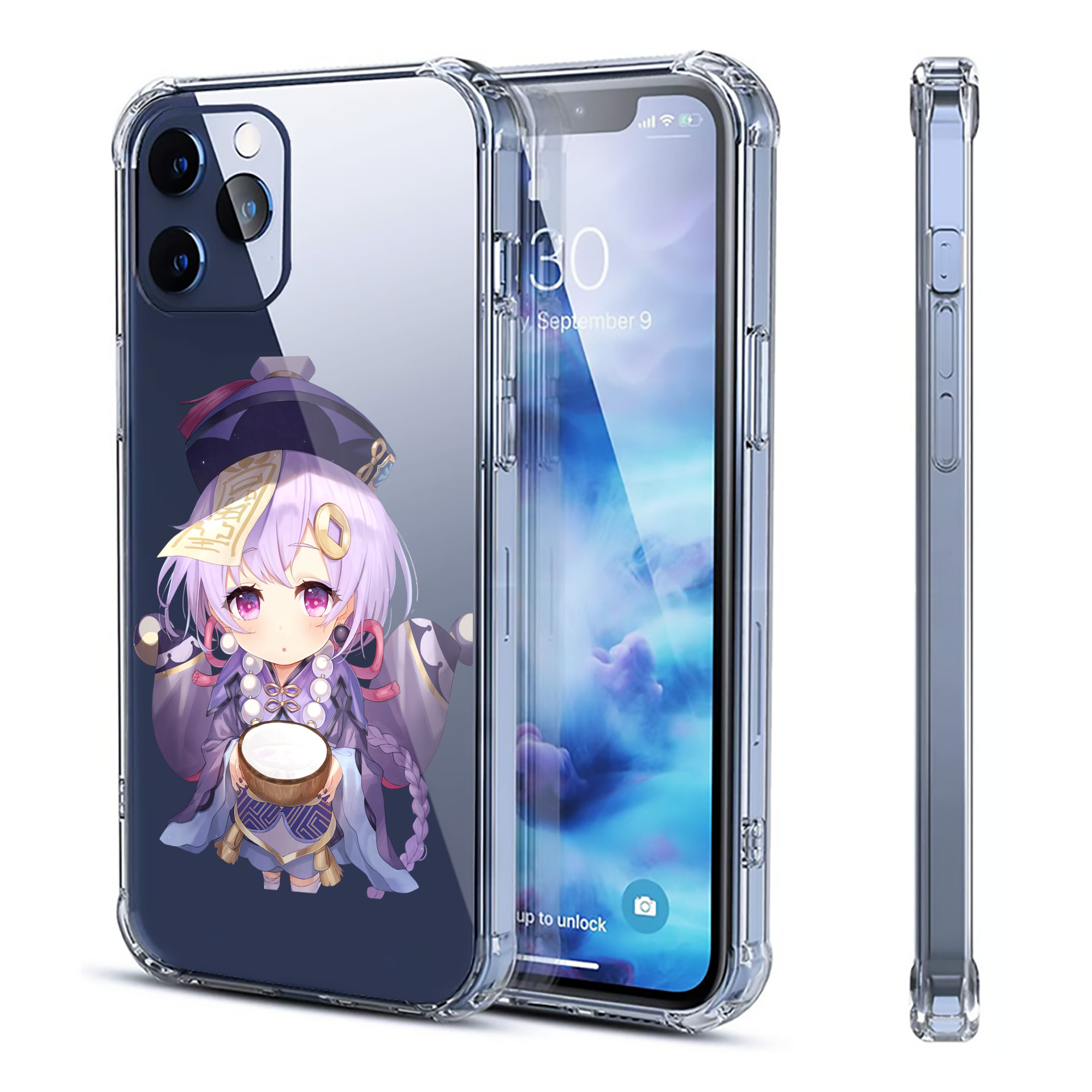 げんし神 七七 なな  genshin Nana 【iPhone 12シリーズ対応】透明スマホケース（クリアソフトケース）